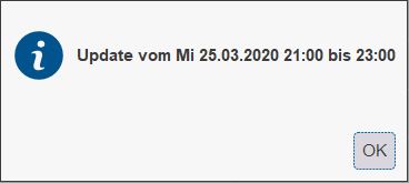 Update auf Version 1.71.0 am 25.03.2020